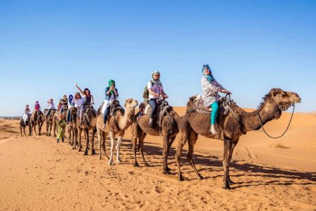 From Fez: Marrakech via Merzouga 2 Day Desert Tour